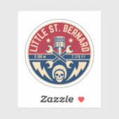 Little St Bernard Pass Französisch italy Alpenmoti Aufkleber (Blatt)