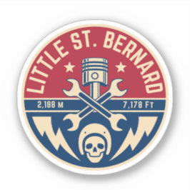 Little St Bernard Pass Französisch italy Alpenmoti Aufkleber