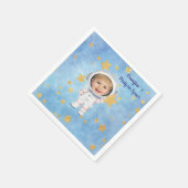 Little Star Astronaut Party Napkin Serviette (Ecke)