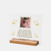 Little Star- Baby Loss Memorial Foto Keepake Acrylschild (Winkel)