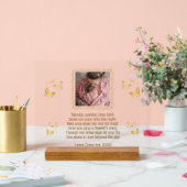 Little Star- Baby Loss Memorial Foto Keepake Acrylschild (Hochzeit)