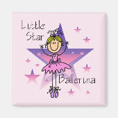Little Star Ballerina - Blond Hair Magnet (Vorne)