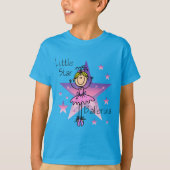 Little Star Ballerina - Blond Hair T-Shirt (Vorderseite)