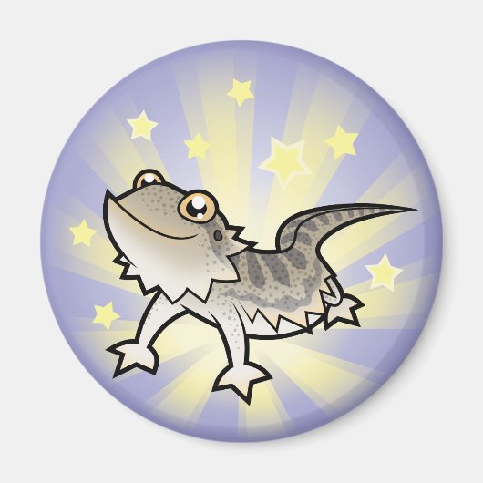 Little Star Barted Dragon / Rankins Dragon Magnet (Vorne)