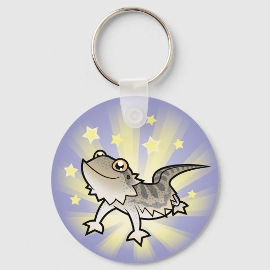 Little Star Barted Dragon / Rankins Dragon Schlüsselanhänger (Vorderseite)
