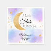 Little Star Brewing Dreamy Baby Shower Serviette (Vorderseite)