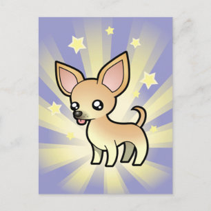 Little Star Chihuahua (glatter Mantel) Postkarte