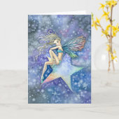 Little Star Fairy Blank Card von Molly Harrison Karte (Gelbe Blume)