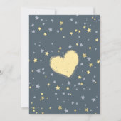 Little Star Gender Neutral Baby Shower Einladung (Rückseite)