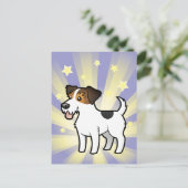 Little Star Jack Russell Terrier Postkarte (Stehend Vorderseite)