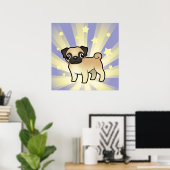 Little Star Mops Poster (Heimbüro)