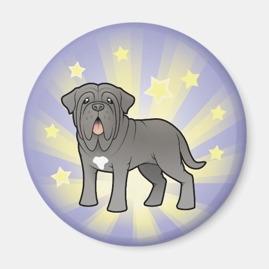 Little Star Neapolitan Mastiff Magnet (Vorne)
