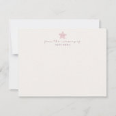 Little Star Nursery Stationery Note Card Einladung (Vorderseite)