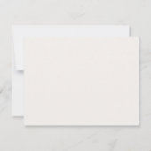 Little Star Nursery Stationery Note Card Einladung (Rückseite)