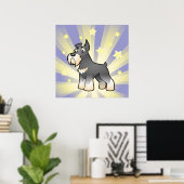 Little Star Schnauzer Poster (Heimbüro)