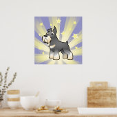 Little Star Schnauzer Poster (Küche)