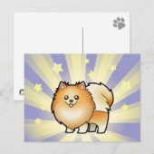 Little Star Spitz Postkarte (Vorne/Hinten)