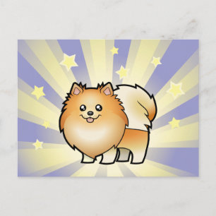Little Star Spitz Postkarte