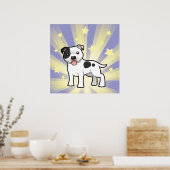 Little Star Staffordshire Bull Terrier Poster (Küche)