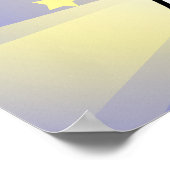 Little Star Staffordshire Bull Terrier Poster (Ecke)