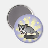 Little Star Sugar Glider Magnet (Vorderseite/Rückseite)