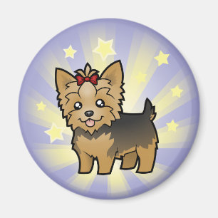 Little Star Yorkshire Terrier (kurze Haare & Bogen Magnet