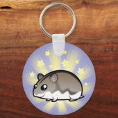 Little Star Zwarf Hamster Schlüsselanhänger (Vorderseite)