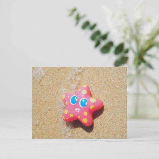 Little Starfish Postkarte (Stehend Vorderseite)
