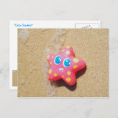 Little Starfish Postkarte (Vorne/Hinten)