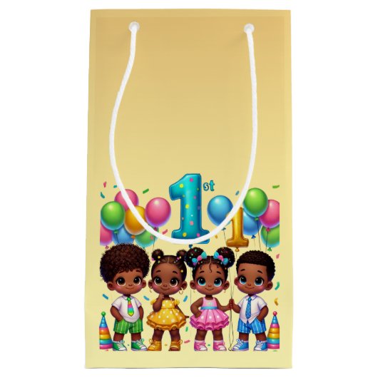 Little Stars First Birthday Bash Kleine Geschenktüte (Vorderseite)