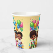 Little Stars First Birthday Bash Pappbecher (Links)