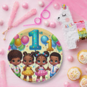 Little Stars First Birthday Bash Pappteller (Party)