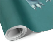 Little Steam Dragon – Professional Chaos Engineer. Geschenkpapier (Rolleneckpunkt)