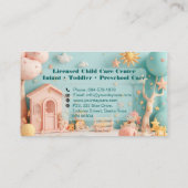Little Steps Day Care Small Business QR Code  Visitenkarte (Rückseite)