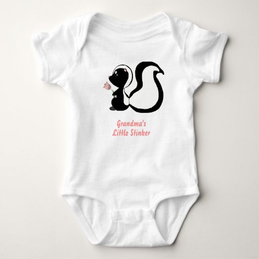 "Little Stinker" Baby Strampler (Vorderseite)