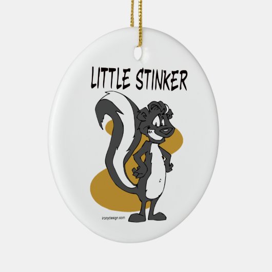 Little Stinker Keramik Ornament (Rechts)