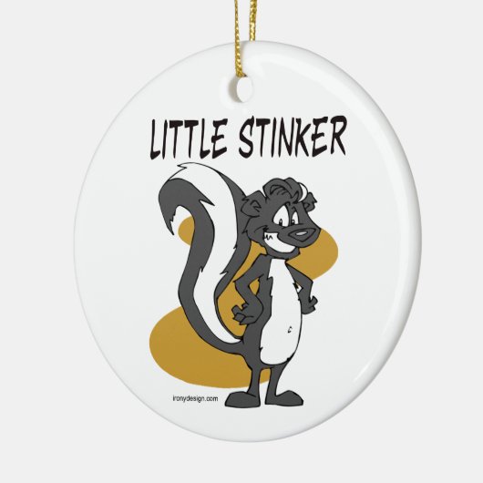 Little Stinker Keramik Ornament (Links)
