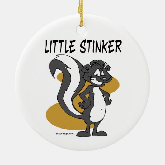 Little Stinker Keramik Ornament (Hinten)