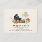 Little Stinker Skunk Baby Duwer Diaper Raffle Begleitkarte (Vorderseite)