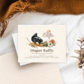 Little Stinker Skunk Baby Duwer Diaper Raffle Begleitkarte