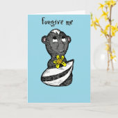 Little Stinker Skunk I'm Sorry Grußkarte Karte (Gelbe Blume)