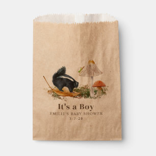 Little Stinker Woodland Skunk Boy Baby Shower Geschenktütchen
