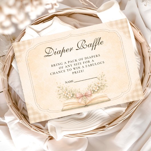 Little Story Begins Diapper Raffle Begleitkarte