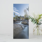 Little Stream Nature Photo card (Stehend Vorderseite)