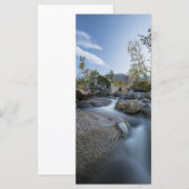 Little Stream Nature Photo card (Vorne/Hinten)