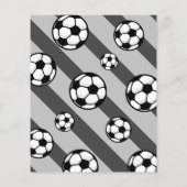 Little Striker Soccer Budget 1. Geburtstag Einladu (Rückseite)