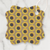 Little Sunflower 2. Geburtstag Gefälteags Geschenkanhänger (Rückseite)