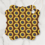 Little Sunflower 2. Geburtstag Gefälteags Geschenkanhänger (Rückseite)