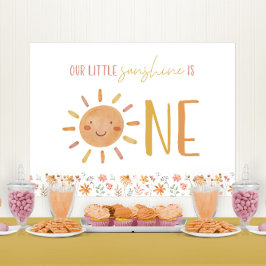 Little Sunshine 1. Geburtstag Banner