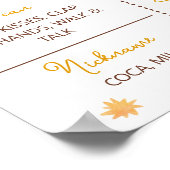 Little Sunshine 1. Geburtstag Milestone Poster (Ecke)